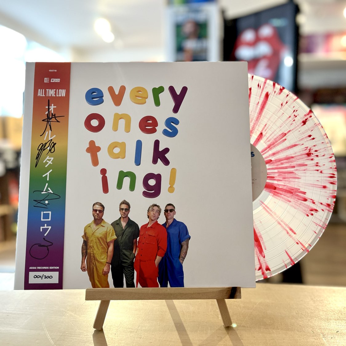 All Time Low Everyone's Talking Vinyl LP Signed Assai Obi Edition