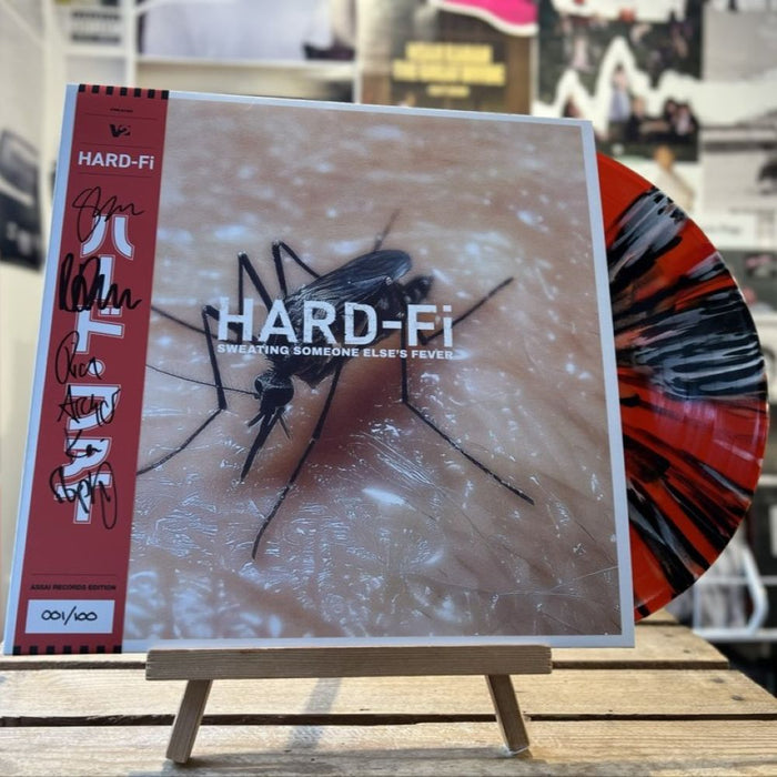 Hard-Fi Sweating Someone Else's Fever Vinyl LP Signed Assai Obi Edition Transparent Red w/Black Splatter Colour 2026