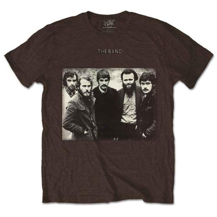 The Band Group Photo Brown X-Large Unisex T-Shirt