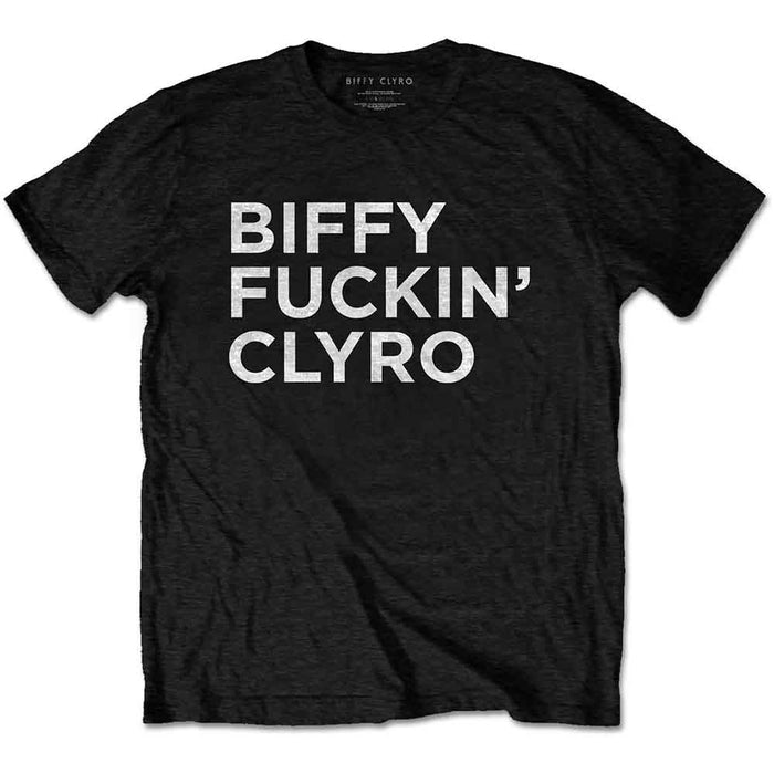 Biffy Clyro Biffy Fuckin Clyro Black Medium Unisex T-Shirt
