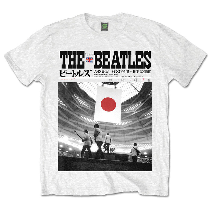 The Beatles Live At The Budokan White X-Large Unisex T-Shirt