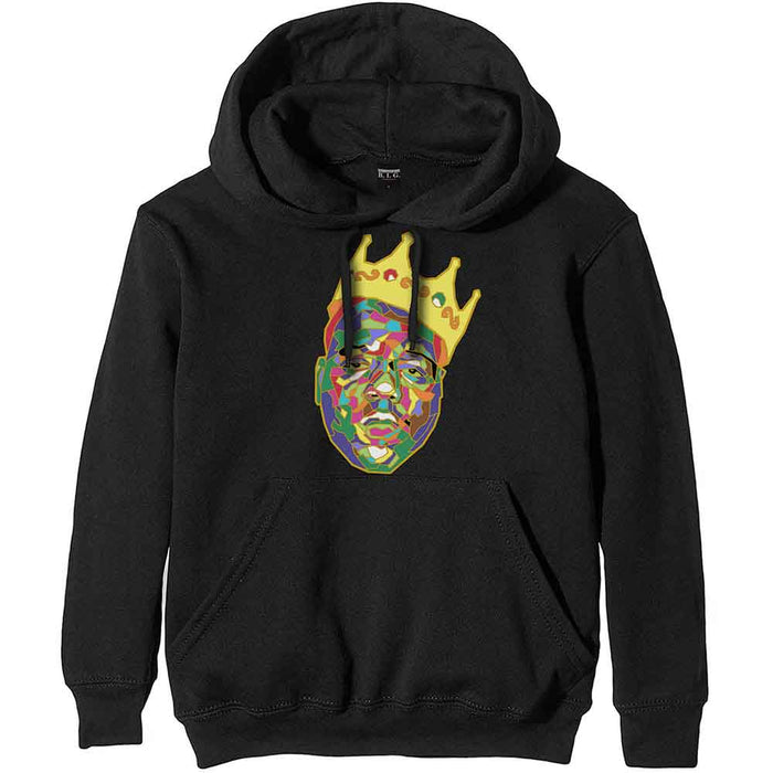 Biggie Smalls Crown Black Medium Hoodie