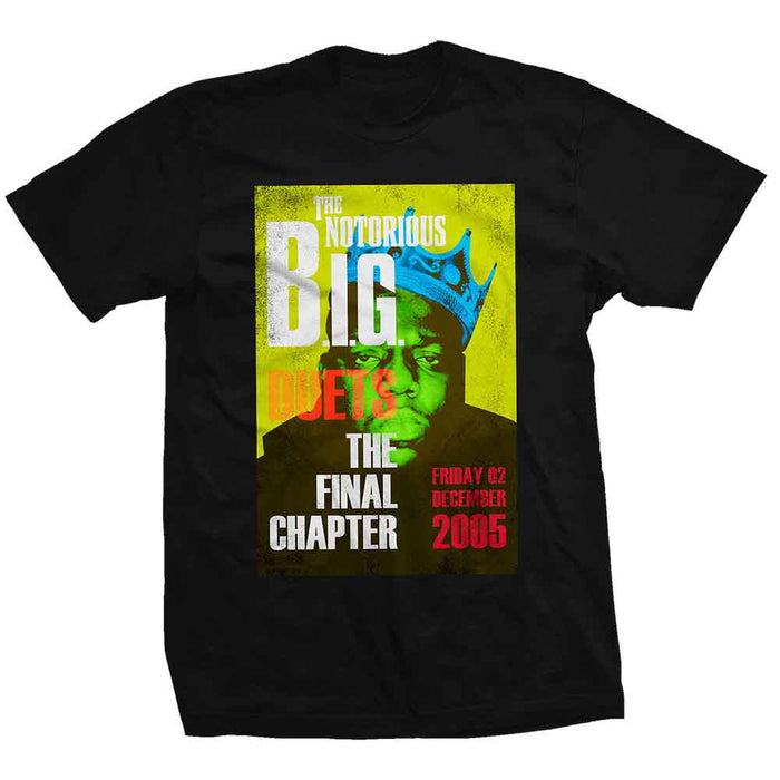 Biggie Smalls Final Chapter Black Small Unisex T-Shirt