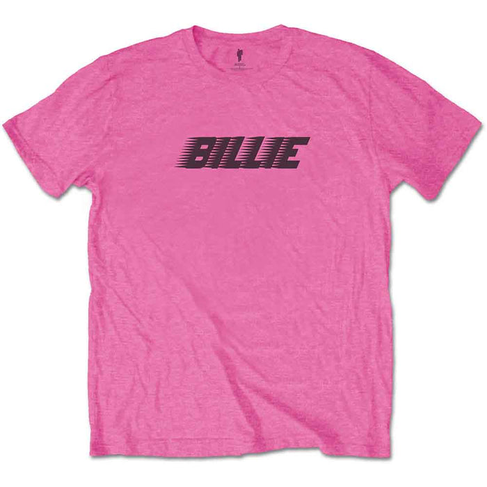 Billie Eilish Racer Logo & Blohsh Pink Small T-Shirt
