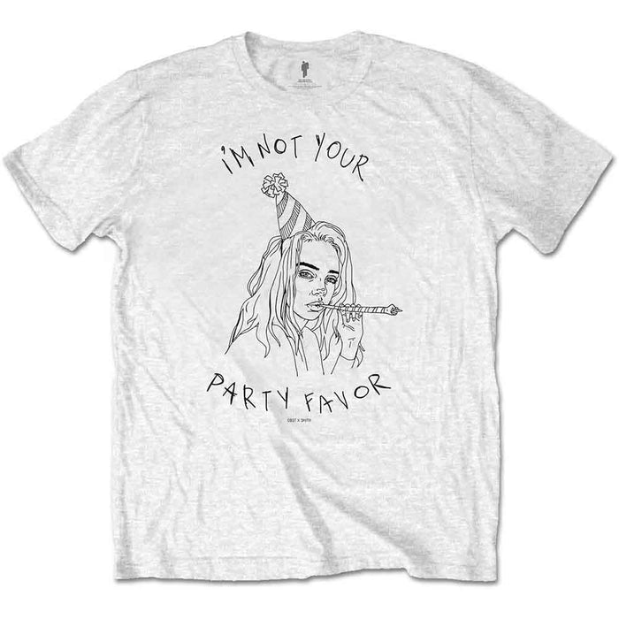 Billie Eilish Party Favor White Large Unisex T-Shirt