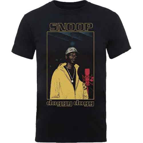 Snoop Dogg Microphone Black Large Unisex T-Shirt