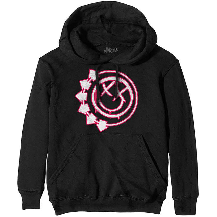 Blink 182 Six Arrow Smile Black Medium Unisex Hoodie