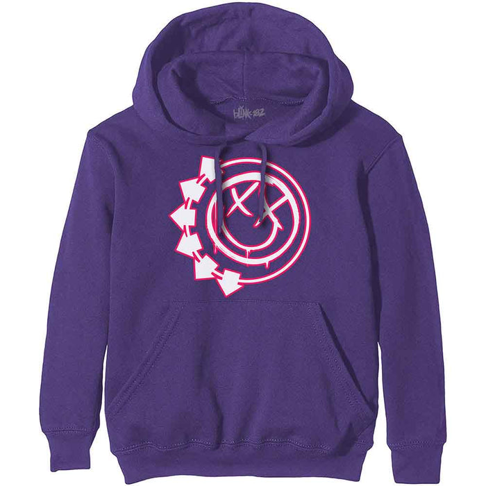 Blink-182 Six Arrow Smile Purple XX-Large Hoodie