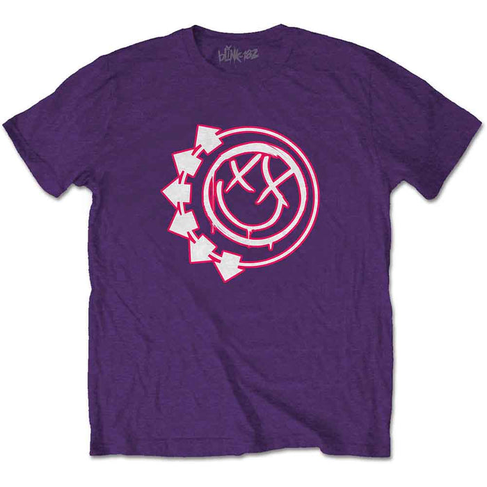 Blink 182 Six Arrow Smile Purple Medium Unisex T-Shirt