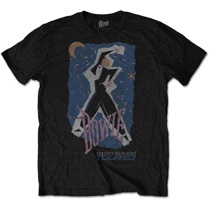 David Bowie '83 Tour Black Medium Unisex T-Shirt