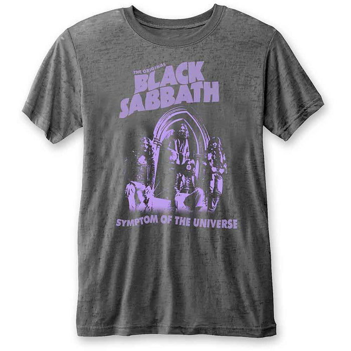 Black Sabbath Symptom Of The Universe Black Charcoal X-Large Unisex T-Shirt