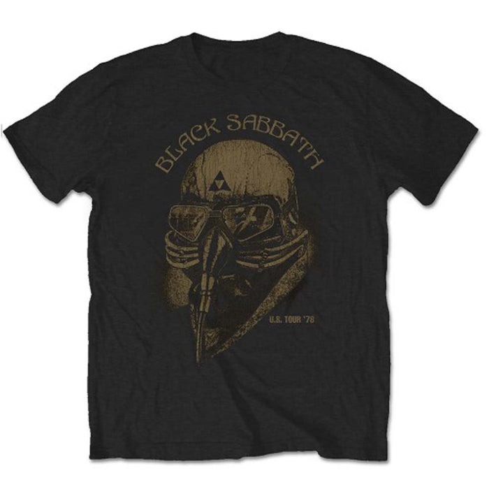 Black Sabbath US Tour 1978 Avengers Black Small T-Shirt