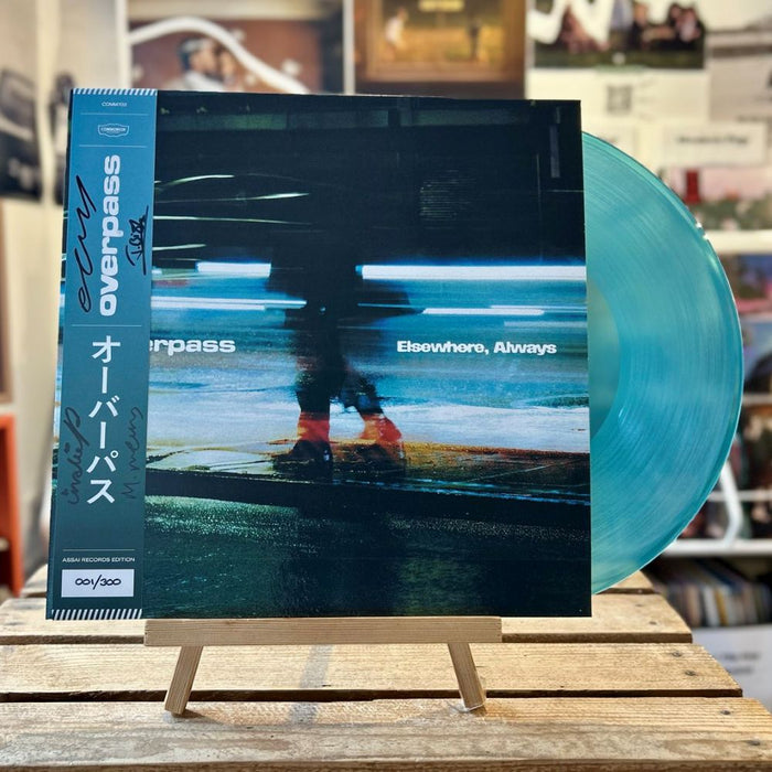 overpass Elsewhere, Always Vinyl LP Signed Assai Obi Edition Blue Transparent Colour 2026