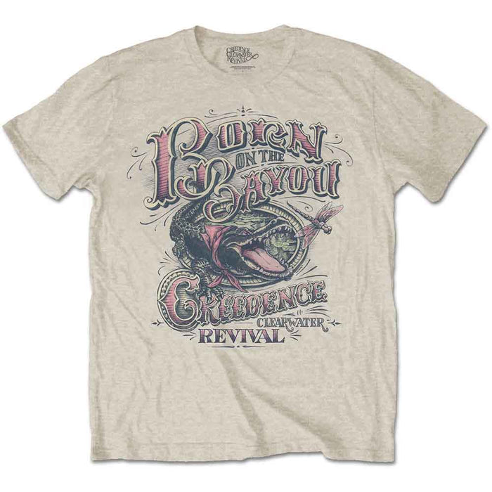 Creedence Clearwater Born On The Bayou Sand X-Large Unisex T-Shirt