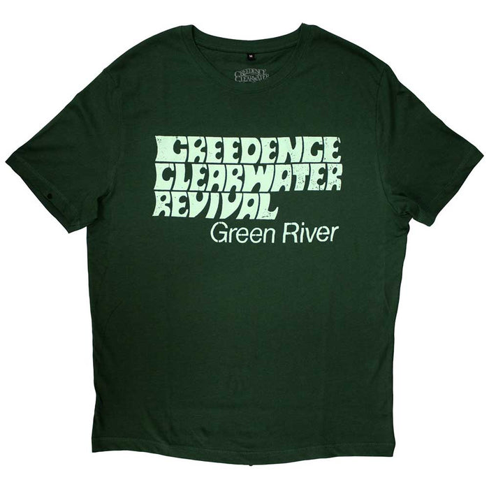 Creedence Clearwater Green River Green Large Unisex T-Shirt