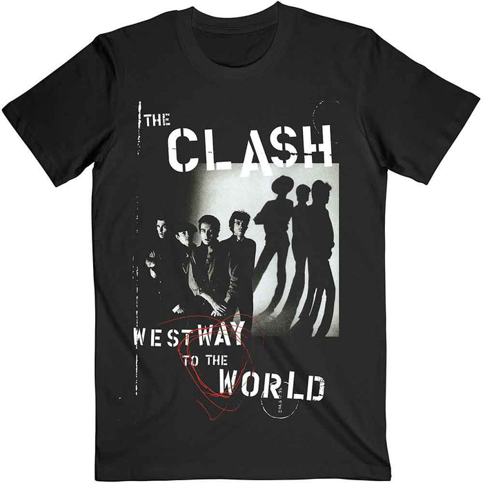 The Clash Westway To The World Black Large Unisex T-Shirt