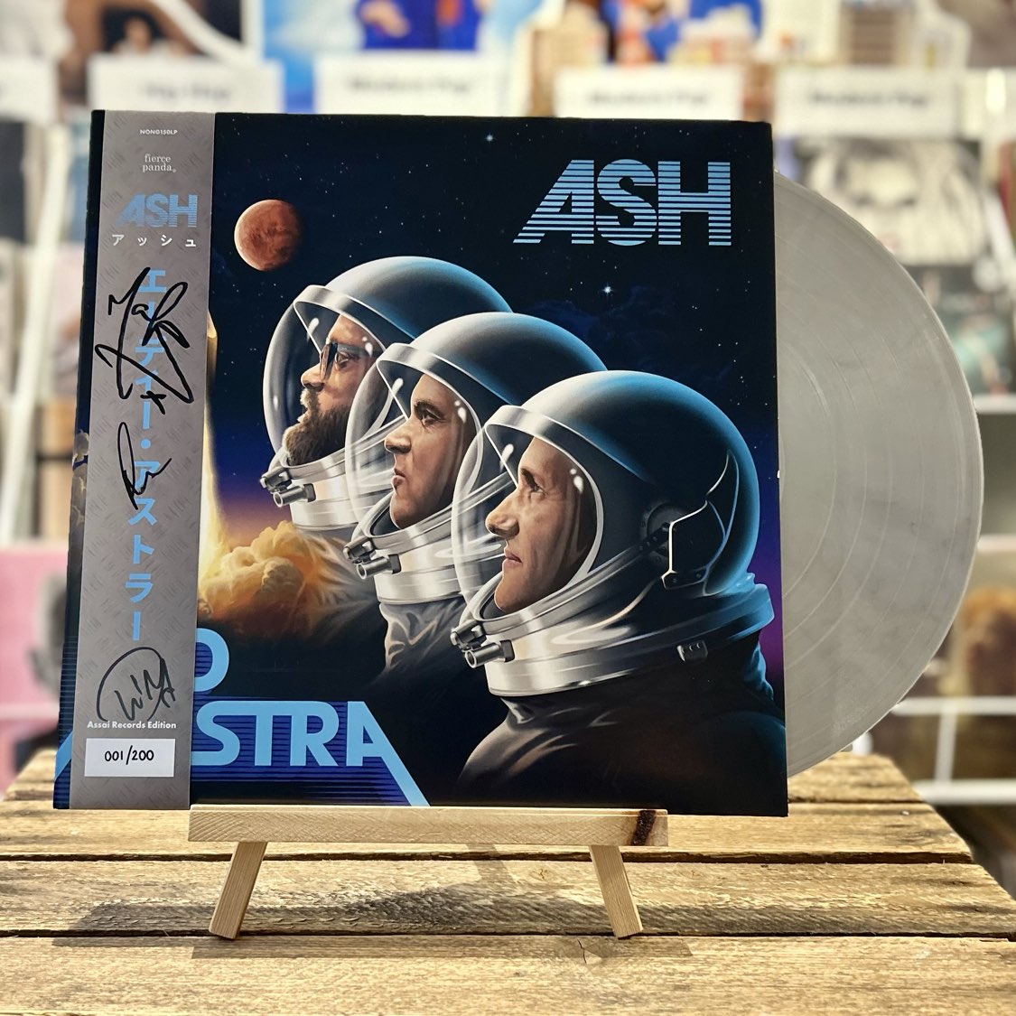 Ash Ad Astra Vinyl LP Signed Assai Obi Edition Silver Colour 2025