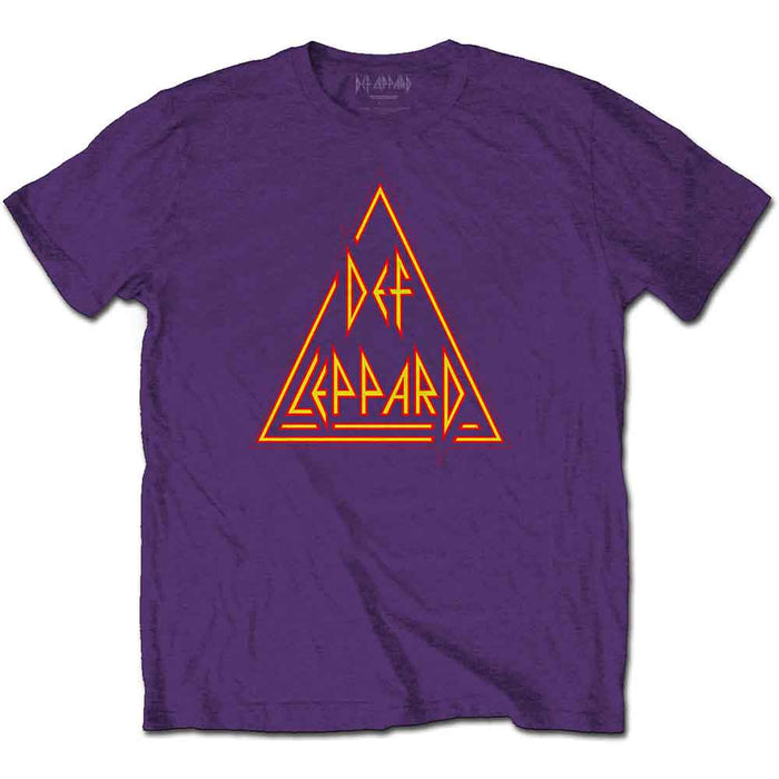 DefLeppard_Classic Triangle Logo_Uni_PURP_TS:2XL