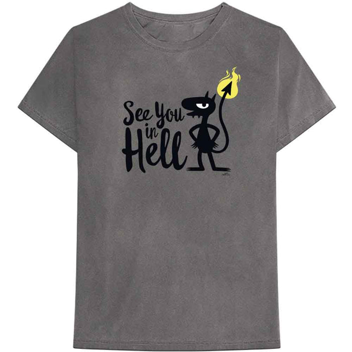 Disenchantment See You In Hell Charcoal Large Unisex T-Shirt