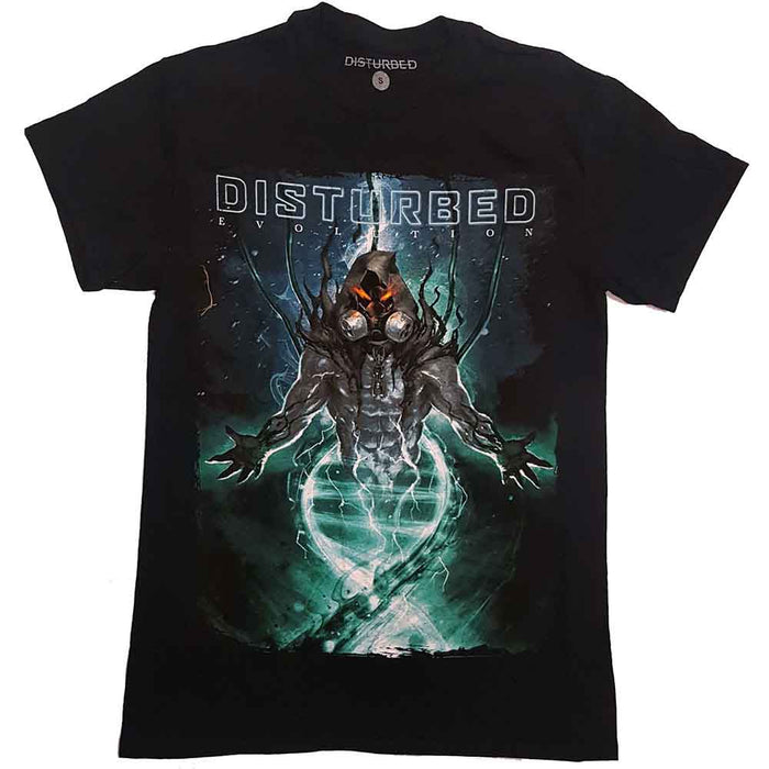 Disturbed Evolve Dateback Black Large Unisex T-Shirt