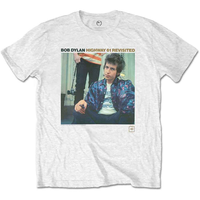 Bob Dylan Highway 61 Revisited White Medium Unisex T-Shirt