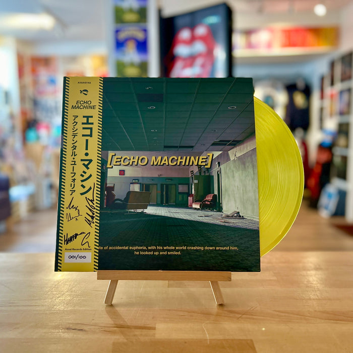 Echo Machine Accidental Euphoria Vinyl LP Yellow Colour Signed Assai Obi Edition 2024