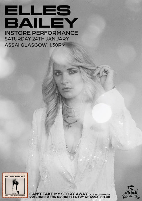 Elles Bailey Can't Take My Story Away Instore Performance & Signing Glasgow Priority Entry with Pre-Order (1.30pm Saturday 24th January 2026)