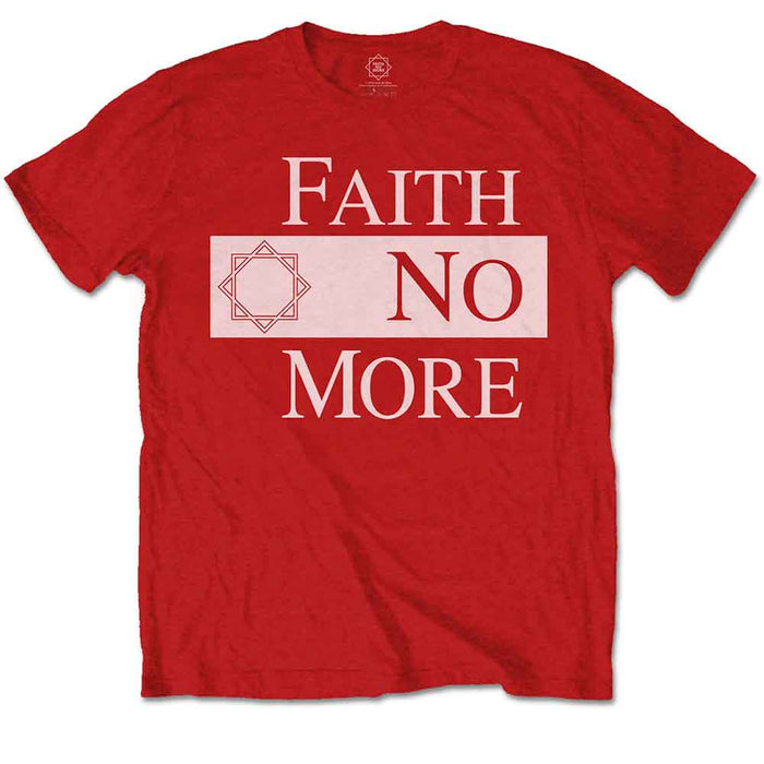 Faith No More Classic New Logo Star Red XXL Unisex T-Shirt