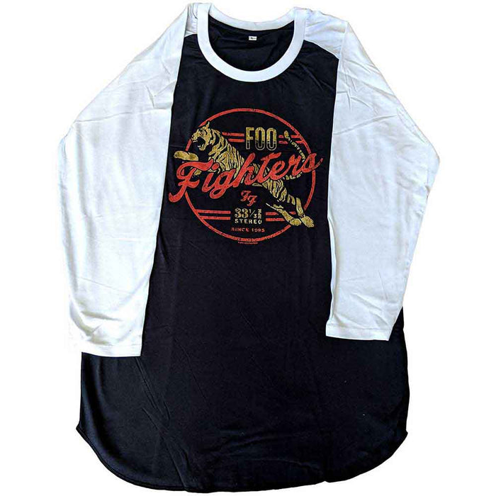 Foo Fighters Raglan Black & White XXL Unisex Long Sleeve T-Shirt