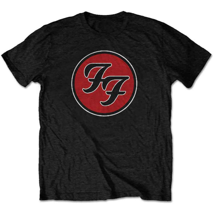 Foo Fighters FF Logo Black Large Unisex T-Shirt