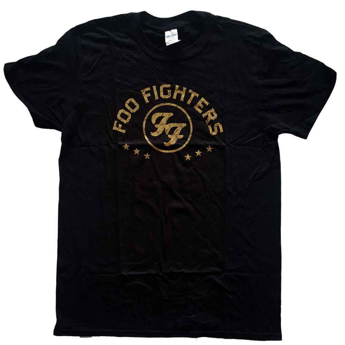 Foo Fighters Arched Stars Black Large Unisex T-Shirt