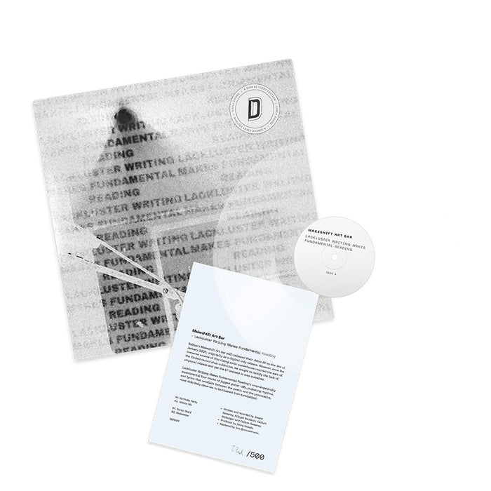 Makeshift Art Bar Lackluster Writing Makes Fundamental Reading Vinyl LP 2025 Dinked Early Doors #1