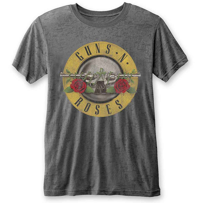 Guns N Roses Classic Logo Charcoal Small Unisex T-Shirt