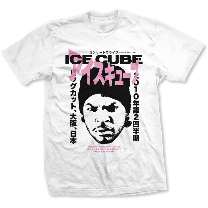 Ice Cube Beanie Kanji White X-Large Unisex T-Shirt