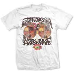 Jefferson Airplane Lips White XXL Unisex T-Shirt