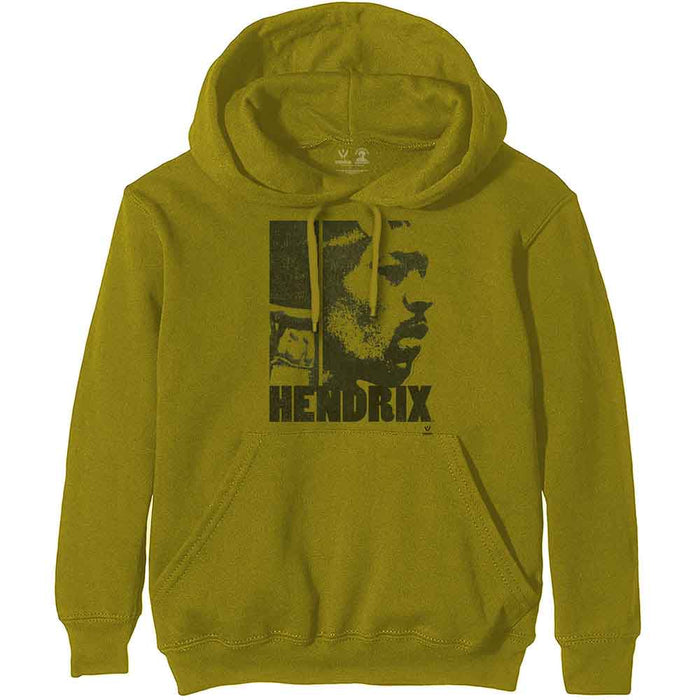 Jimi Hendrix Let Me Live Green Medium Unisex Hoodie