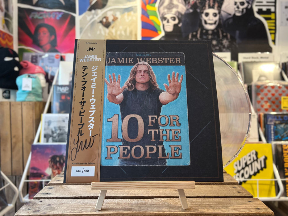 Jamie Webster 10 For The People Vinyl LP Signed Assai Obi Edition Transparent White Colour 2024