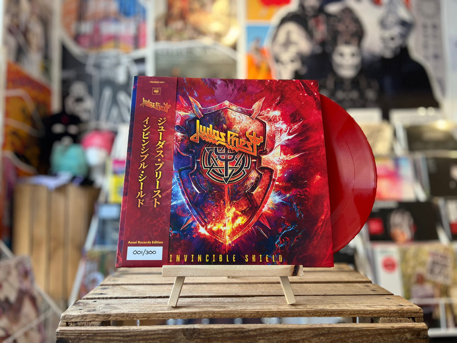 Judas Priest Invincible Shield Vinyl LP Assai Obi Edition Red Colour 2024