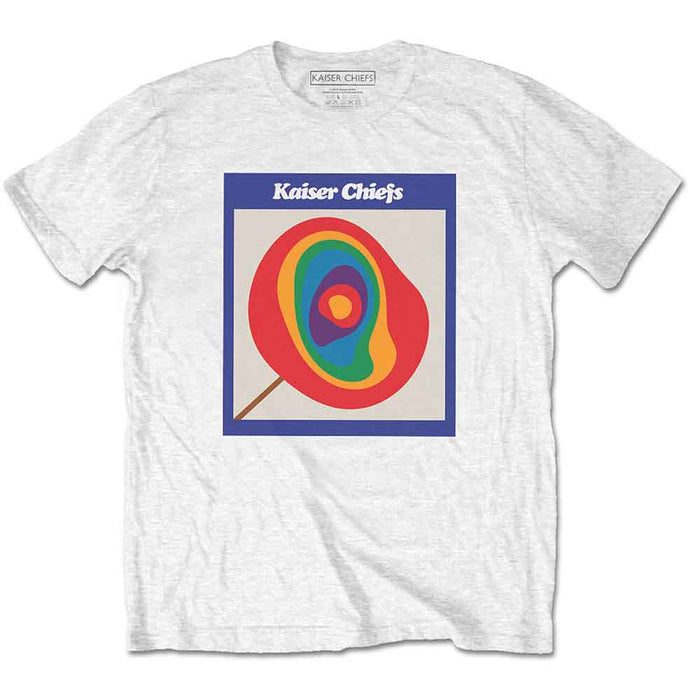 Kasier Chiefs Lollipop White Large Unisex T-Shirt