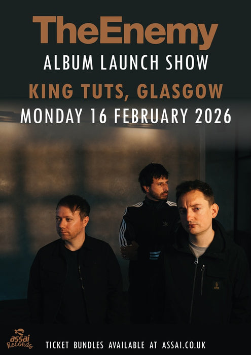 The Enemy Social Disguises King Tuts Glasgow Ticket Bundle Monday 16th February 2026 *** ON SALE 16/01/26 at 9am ***
