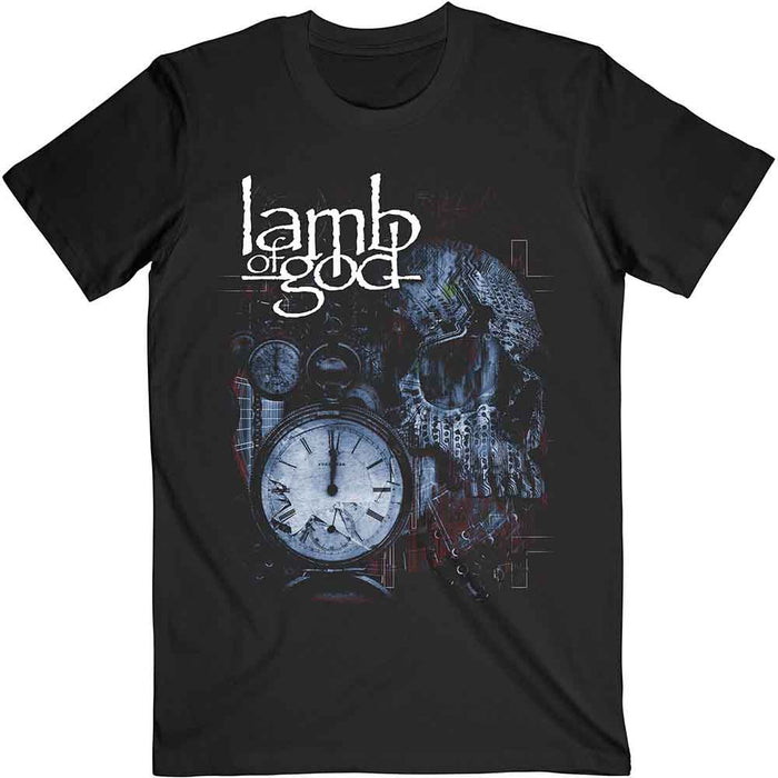 Lamb Of God Circuitry Skull Recolor Black Small Unisex T-Shirt