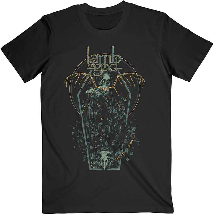 Lamb Of God Coffin Kopia Black Medium Unisex T-Shirt