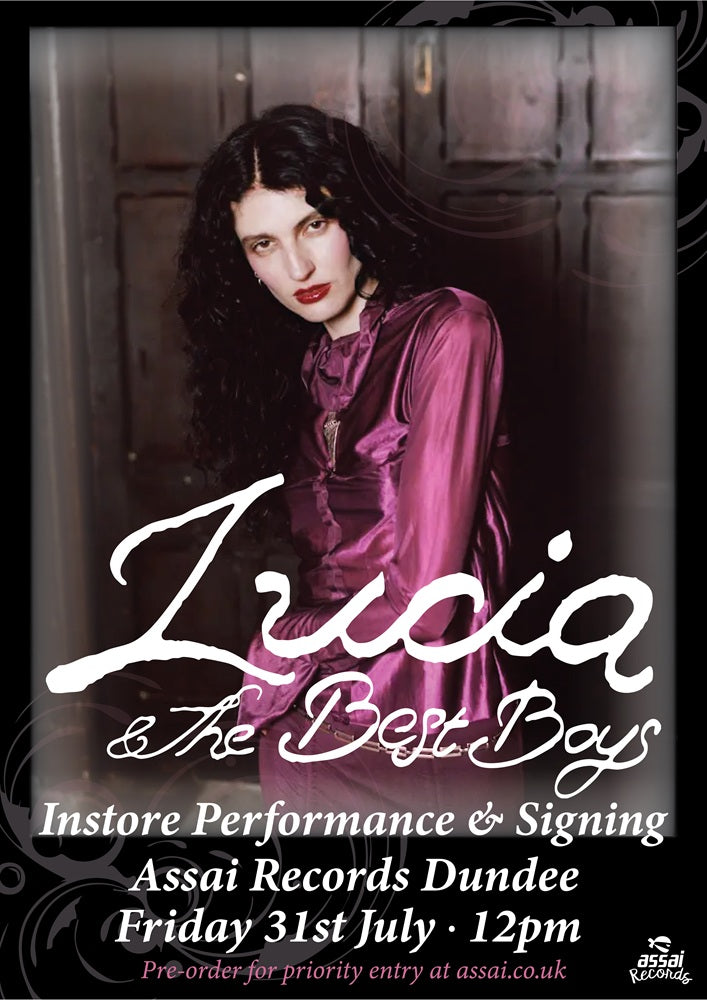 Lucia & The Best Boys Picking Petals Instore Performance & Signing Dundee Priority Entry with Pre-Order (12pm Friday...