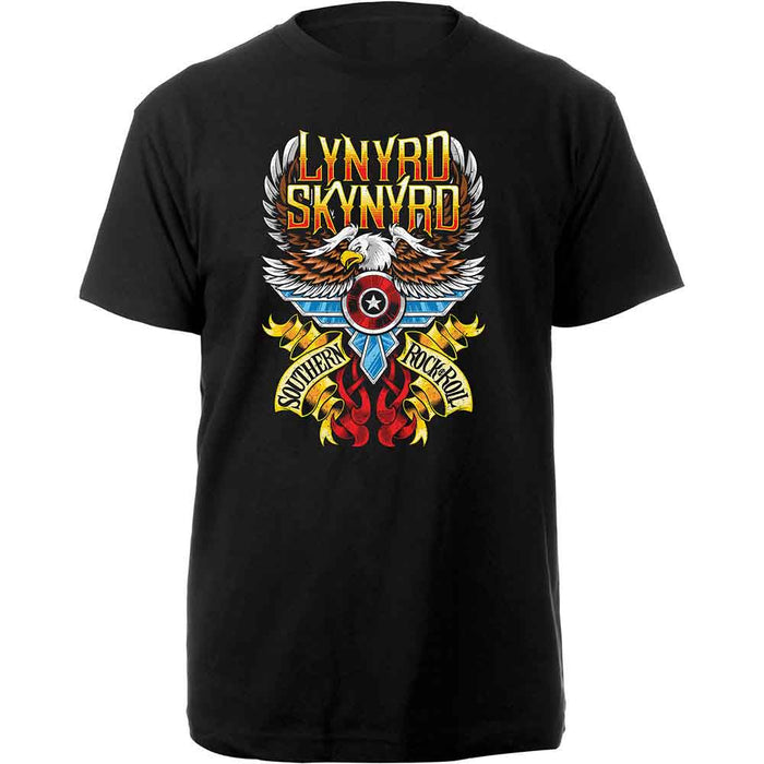 Lynyrd Skynyrd South'n Rock & Roll Black Small Unisex T-Shirt