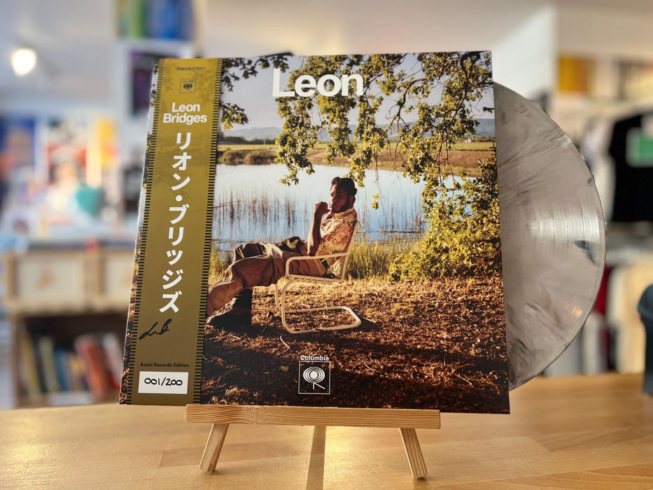 Leon Bridges Leon Vinyl LP Signed Assai Obi Edition Smoke Colour 2024