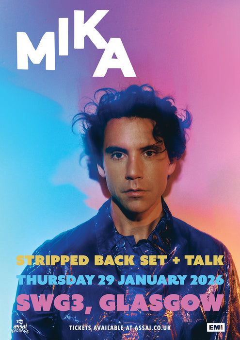 MIKA Hyperlove Stripped Back Set + Talk SWG3 Glasgow Ticket Bundle Thursday 29th January 2026