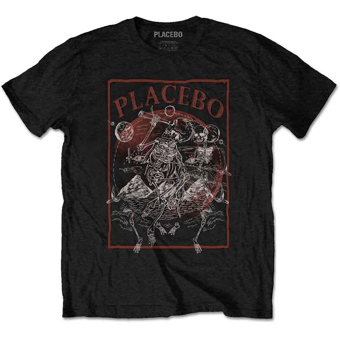 Placebo Astro Skeletons Black Medium Unisex T-Shirt