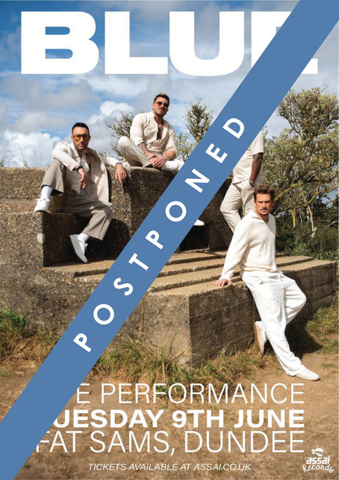 *POSTPONED* Blue Reflections Fat Sams Dundee Ticket Bundle Tuesday 9th June 2026