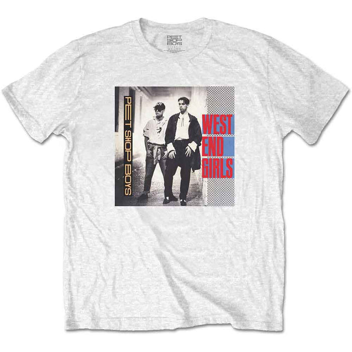 Pet Shop Boys West End Girls White Large Unisex T-Shirt