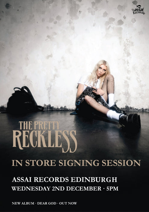 The Pretty Reckless Instore Signing Session Edinburgh Priority Entry with Pre-Order (5pm Wednesday 2nd December 2026)